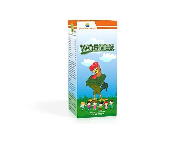 Sirop impotriva parazitilor intestinali pentru copii Wormex | 200 ml