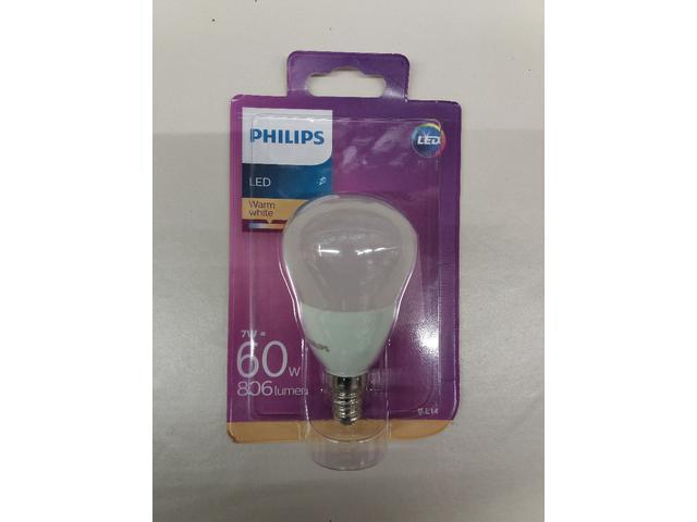 Bec Philips Led P45 60W E14 2700K MAT