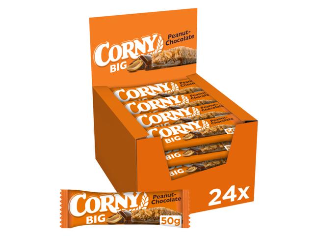 Baton de cereale cu arahide si ciocolata Corny Big 50g