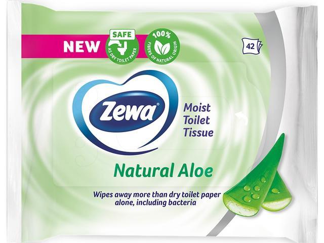 Hartie igienica umeda Zewa Aloe Vera 42 bucati