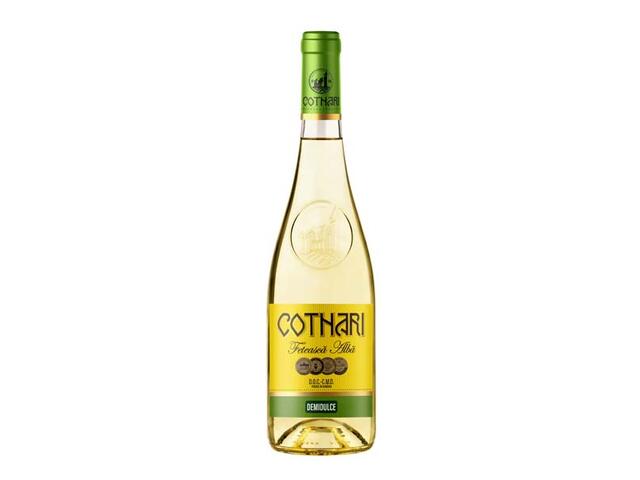 Vin alb demidulce Cotnari Feteasca Alba 0.75L
