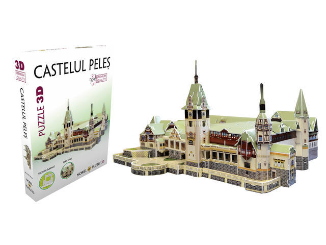 Puzzle cladiri romania 240 piese Castelul Peles Noriel