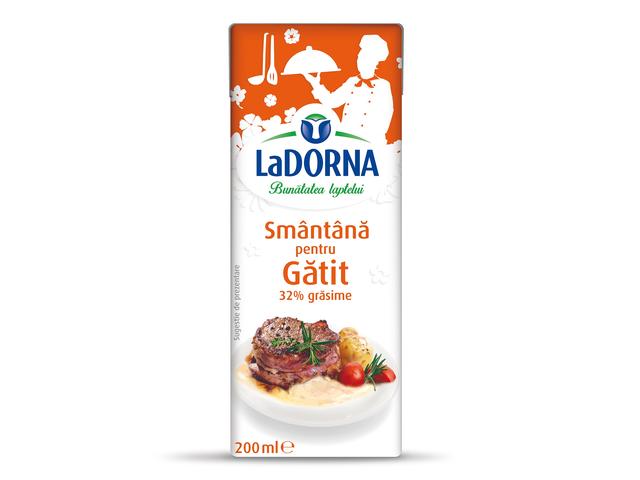 Smantana pentru gatit 32% grasime 200 ml LaDorna