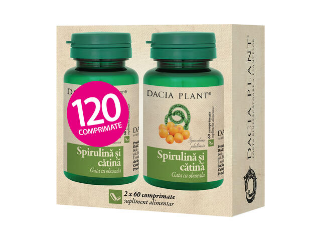 Spirulina+Catina 60Co.1+1Dacia