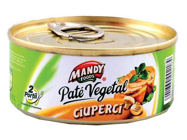 Mandy Pasta vegetala cu ciuperci 120 g