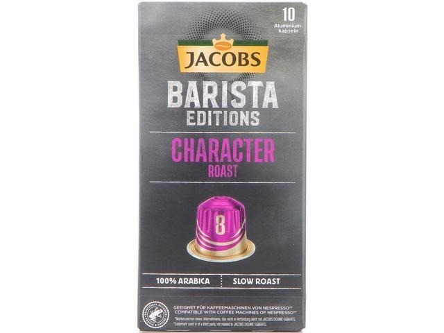 Cafea capsule Jacobs Barista editions Character Roast, intensitate 8, 10 capsule, compatibile cu sistemul Nespresso