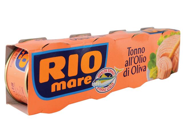 Rio Mare Ton in ulei de masline 4 x 80 g