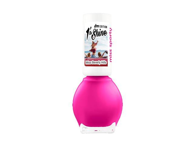 Lac de ungii Miss Sporty 1 Minute to Shine, 632 Miss Beverly Hills, 7 ML