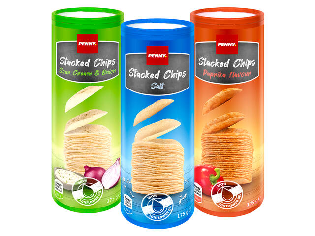 PENNY Chips diverse sortimente 175 g