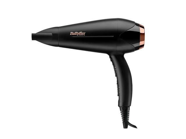 Uscator De Par Babyliss Turbo Shine D570De, 2 Viteze, 2200 W, Negru