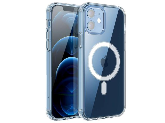 CAPAC PROTECTIE SPATE CELLARA COLECTIA CRYSTAL MAGSAFE PENTRU IPHONE 13 - TRANSPARENT