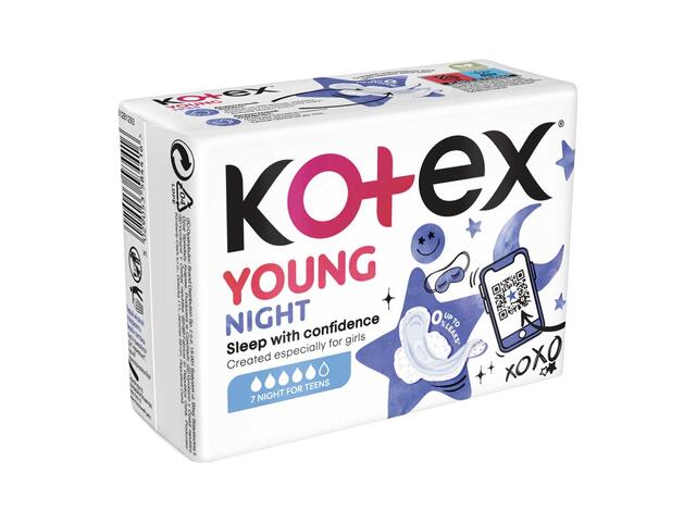 Absorbante Kotex Young Night 7 Buc