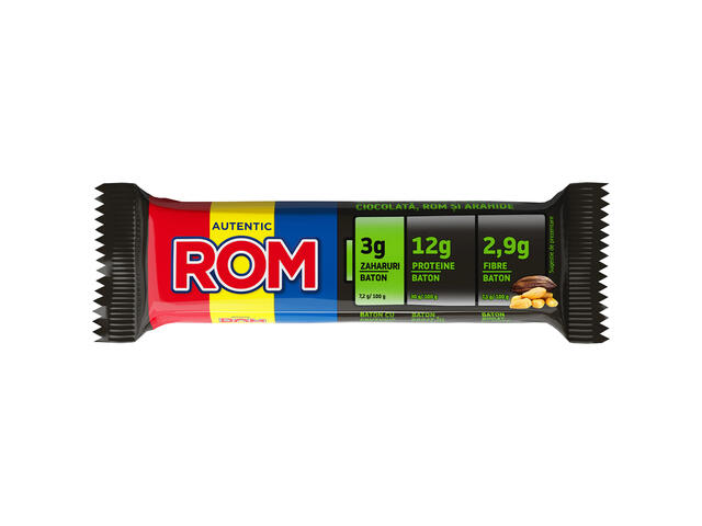 ROM Baton proteic cu cremă rom