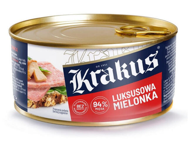 Conserva cu carne tocata de porc Krakus Premium, 300 g