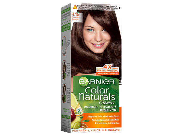 Vopsea de par Color Naturals Creme 4.15 - ciocolata amaruie Garnier