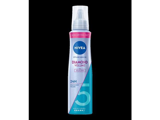 Spuma De Coafat Nivea Diamond Volume Care, 150ML