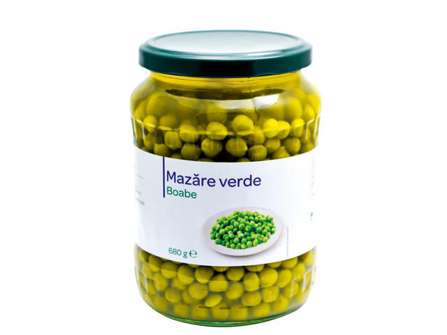 Mazare verde boabe 680G Simpl