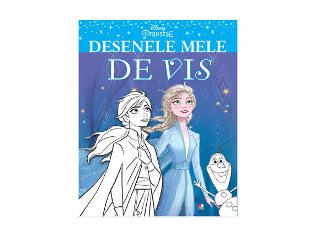 Carte de colorat, Desenele mele de vis, Disney Frozen 2