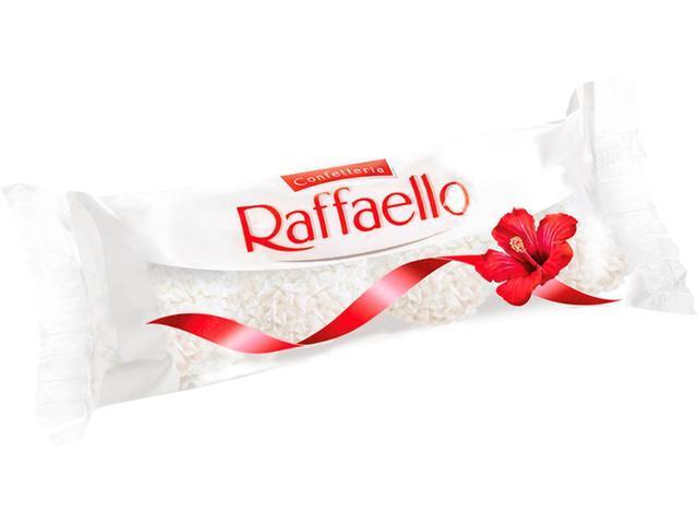 Bomboane crocante cu nuca de cocos si migdale intregi Raffaello 40 g