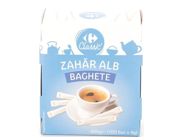 Zahar Alb Baghete Carrefour Classic, 400G