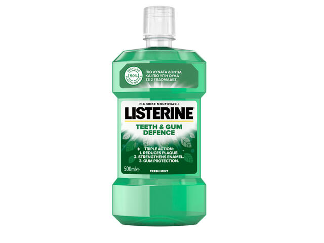 Apa de gura Teeth & Gum Defence Listerine 500ML