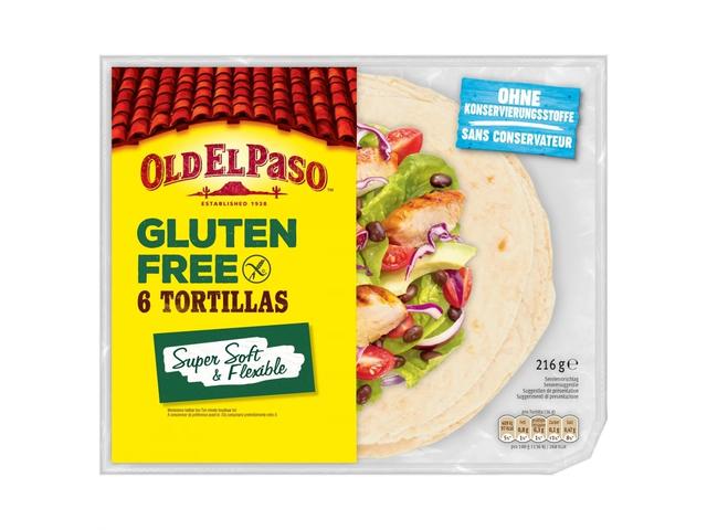 Old El Paso - Tortillas Fara Gluten 6Buc 216G