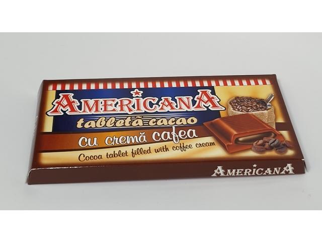 Tableta Cu Crema De Cafea Americana 90 G