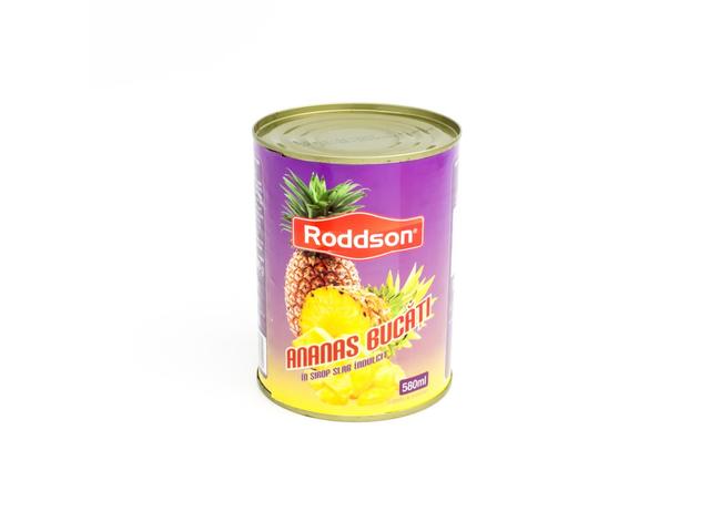 RODDSON ANANAS 580ML BUCATI