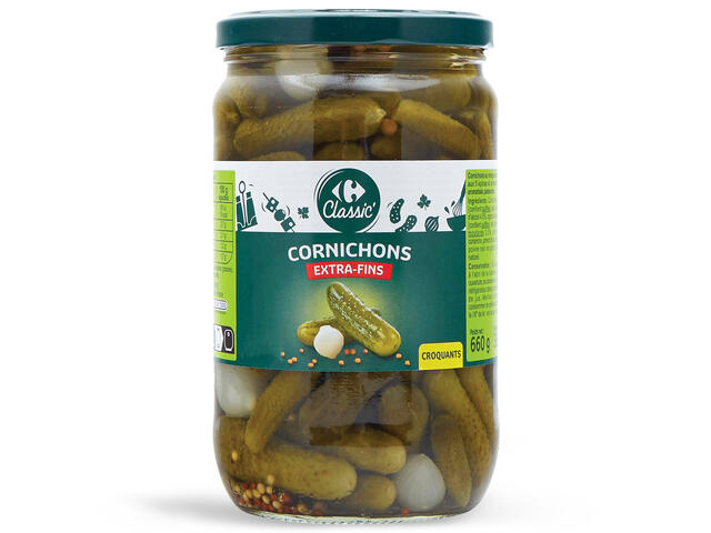 Castraveciori Extra Fini 660 G Carrefour