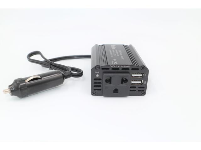 Invertor auto 150W 12V DC, cu incarcator auto dublu 3.1A USB