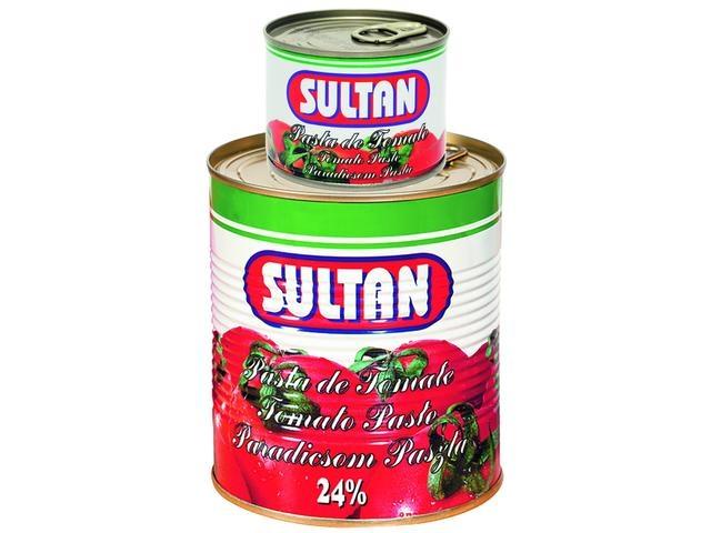 Pasta tomate 24% Sultan 800g cutie (+1 cutie pasta 70g)