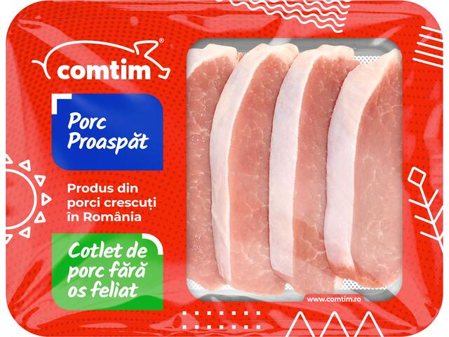 Comtim Cotlet de porc fara os feliat kg