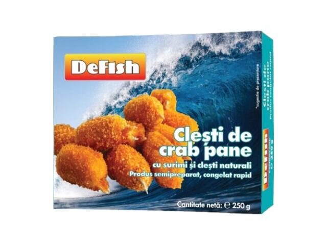 Defish Clesti Naturali De Crab Pane 250 Gr