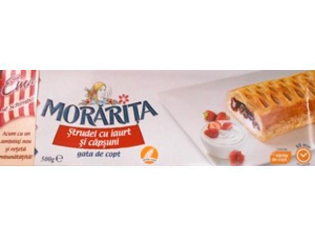 Strudel iaurt-capsuni 500 g Morarita
