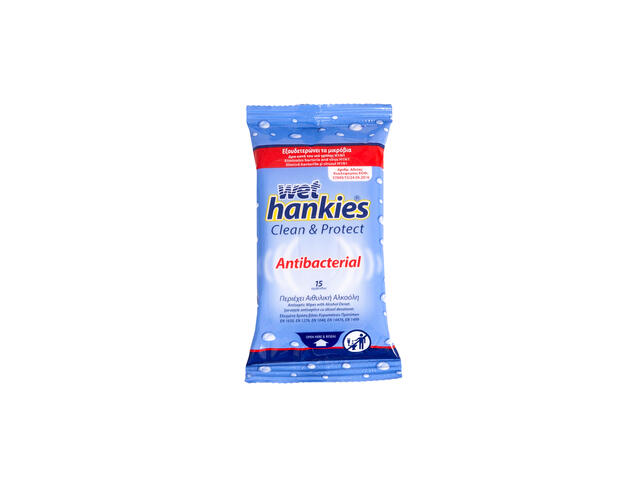 Servetele Umede,Wet Hankies 15 Buc