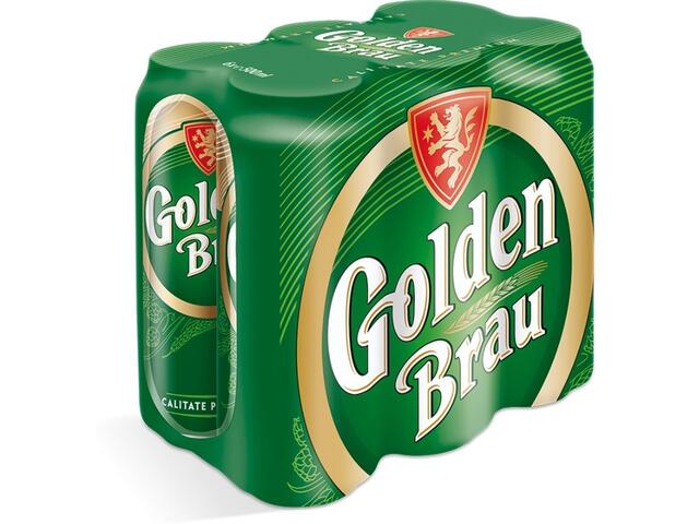 Bere doza Golden Brau 0.5L/6 pack