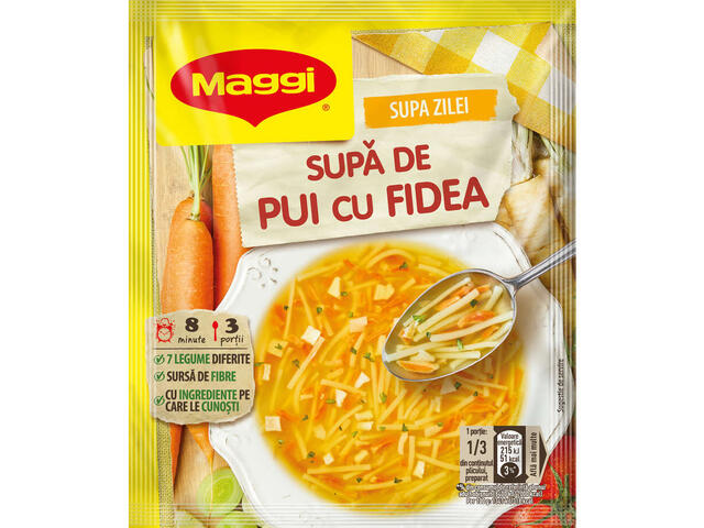 MAGGI Supa de pui cu fidea 48g