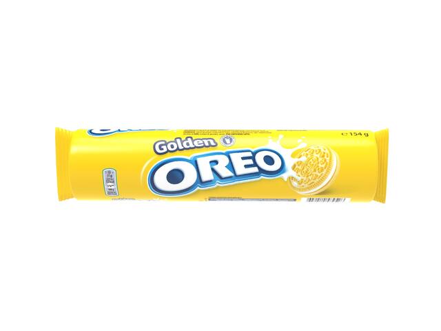 OREO Biscuiti cu crema cu aroma de vanilie 154g