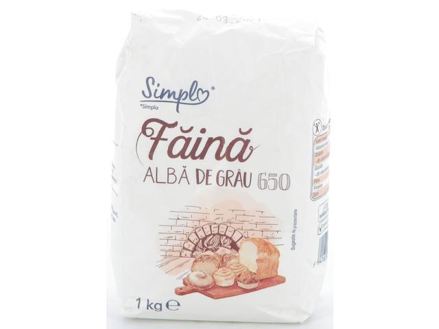 Faina alba de grau 650 Simpl 1kg