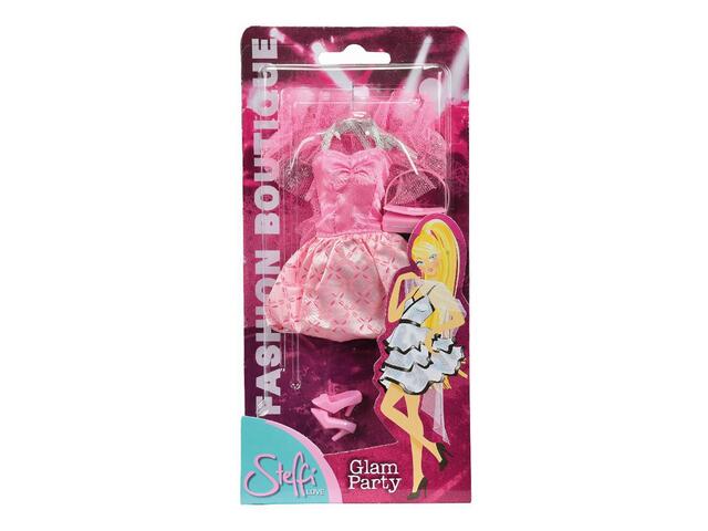 Rochita papusi Steffi Love Glam Party Simba roz