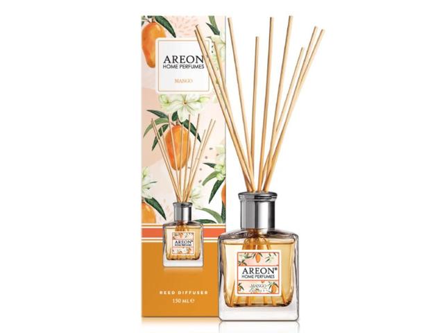 Odorizant cu betisoare Areon Home Perfume, Mango, 150 ml