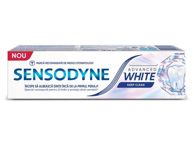 Sensodyne Pasta De Dinti Advanced White Deep Clean 75Ml