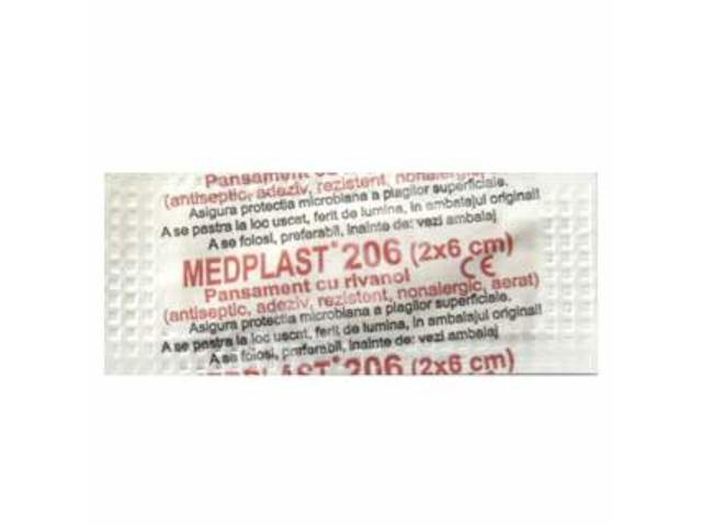 MEDPLAST 206 PANSAMENT (2X6)CM   MEBRA