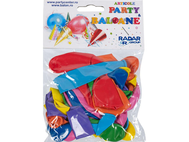 Party Center set 30 baloane party latex colorate