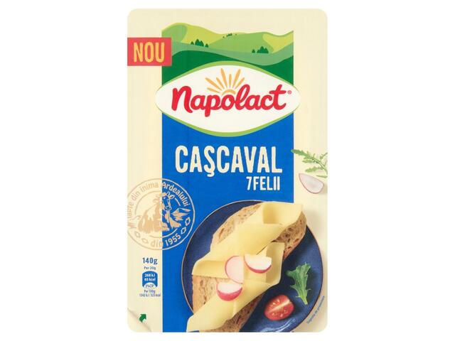 Cascaval felii 140g Napolact