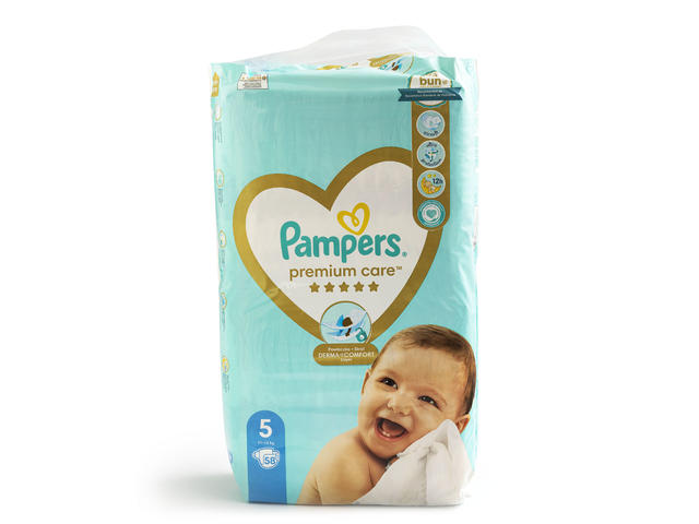 Scutece Premium Care Marimea 5 11-16kg 58buc Pampers