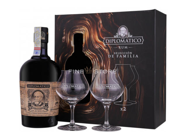Diplomatico Seleccion De Familia Cu 2 Pahare 0.7L