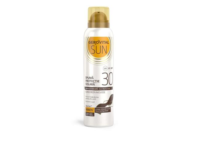 Gerovital Sun Spuma protectie solara SPF30 150ml