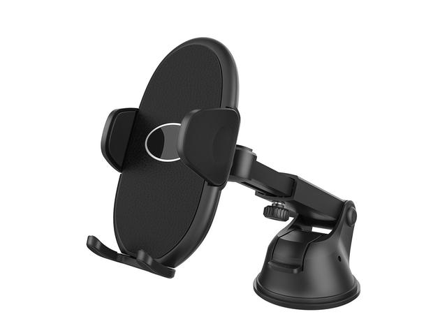 SUPORT AUTO TELEFON CELLARA CU PRINDERE PENTRU BORD/PARBRIZ - NEGRU