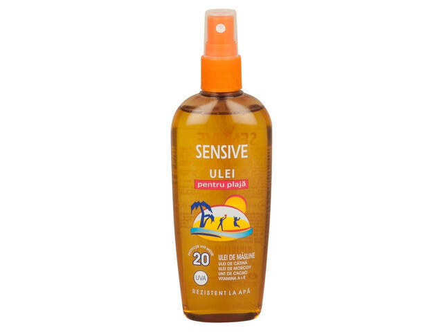 Ulei spray de masline, pentru plaja Sensive FPS20, 150ml